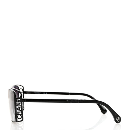 Chanel Metal Logo Sunglasses 71542 Black 3 of 8