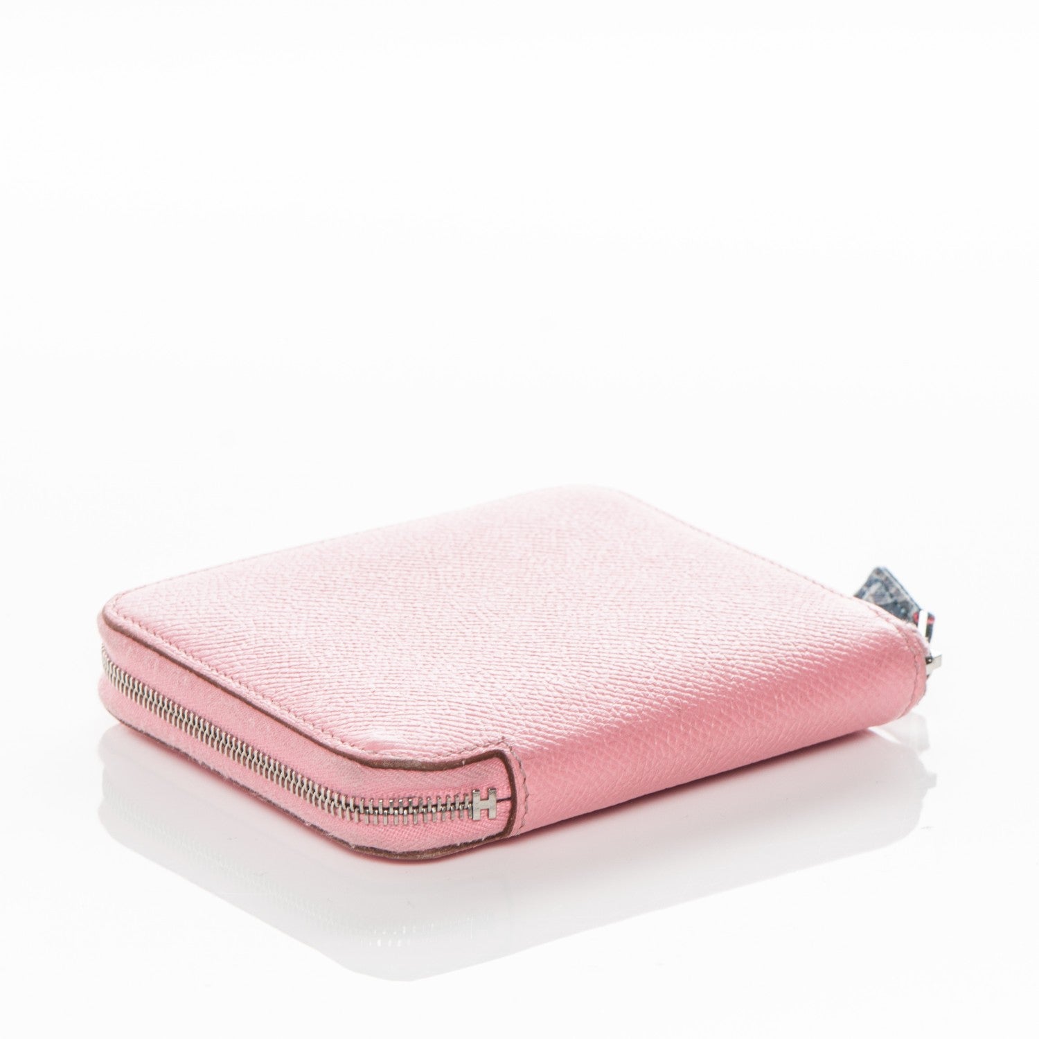 Hermes Epsom Silk'in Compact Wallet Rose Confetti Colvert 4 of 7
