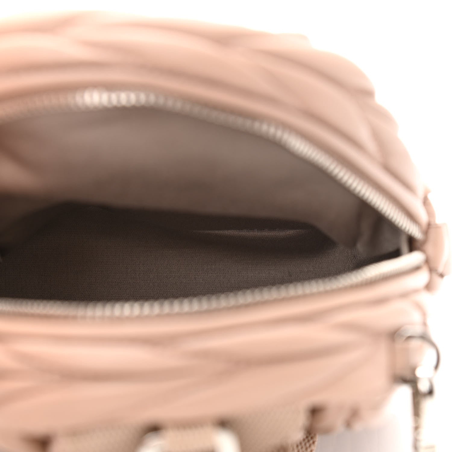 Miu Miu Nappa Matelasse Mini Backpack Cammeo 5 of 9