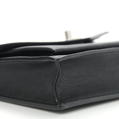 Louis Vuitton Soft Calfskin My Lockme Chain Pochette Black 9 of 10