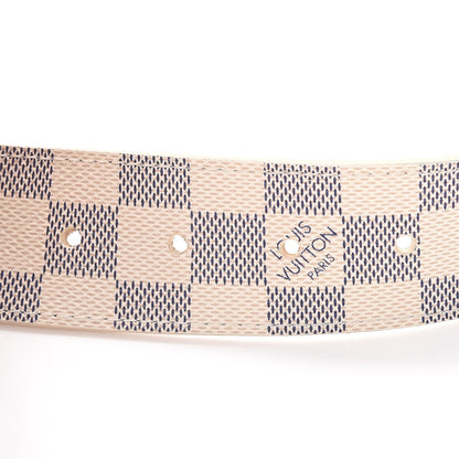 Louis Vuitton Damier Azur LV Initiales Belt 90 36 6 of 12