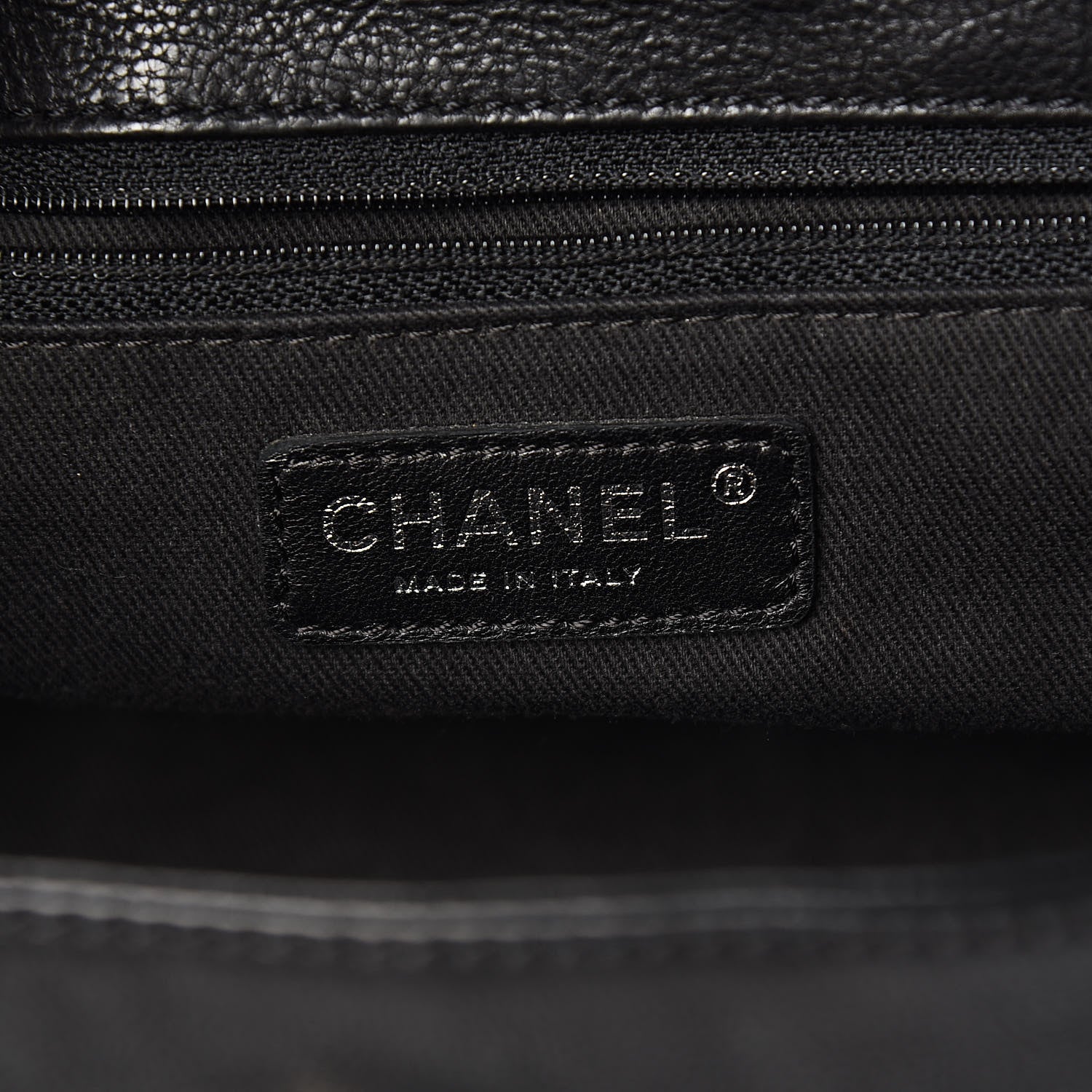 Chanel Calfskin Diamond Stitch Accordion Flap Black 6 of 14