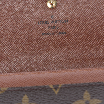 Louis Vuitton Monogram Porte-Monnaie Tresor Wallet 6 of 10