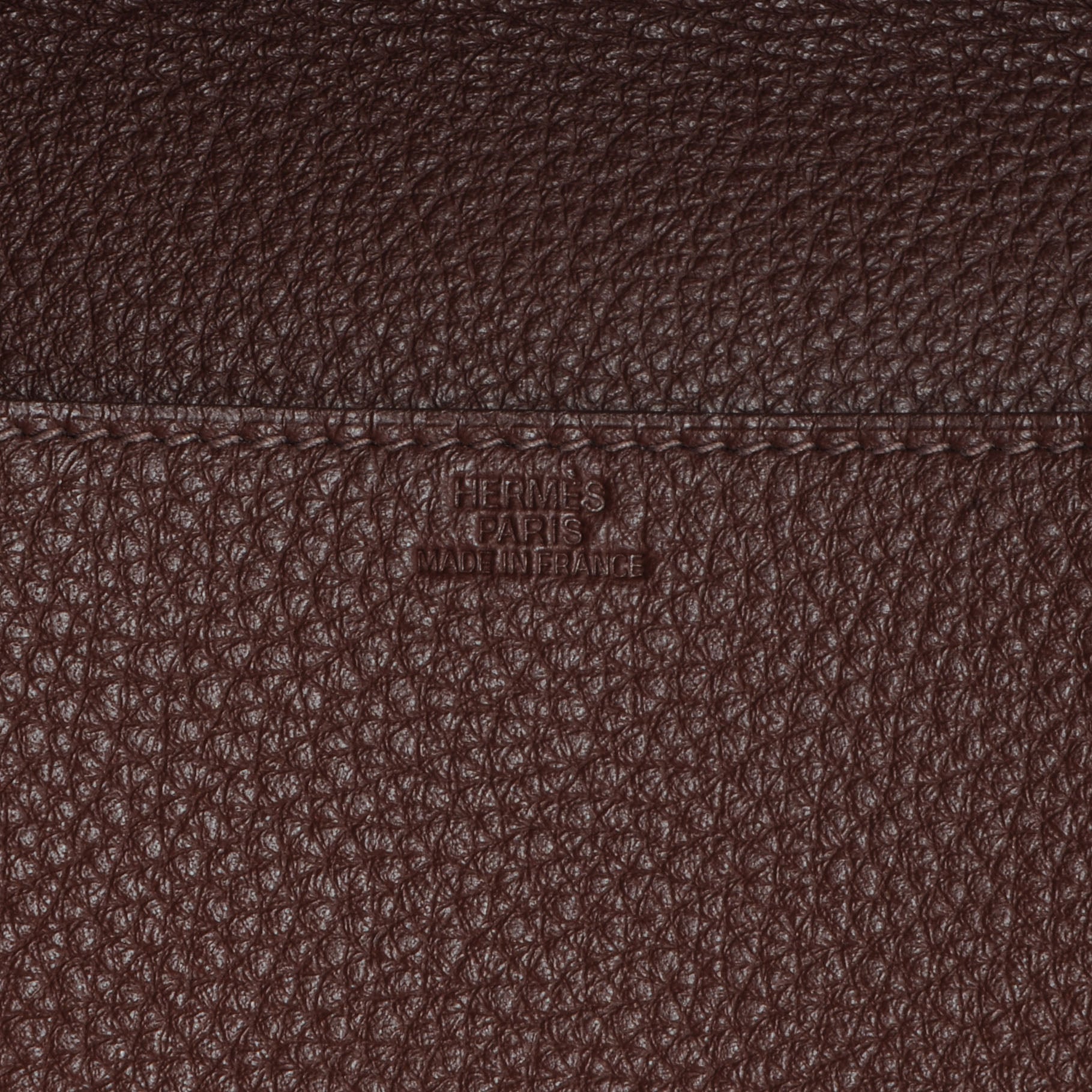 Hermes Taurillon Clemence Playing Cards Holder Chocolate 6 of 9