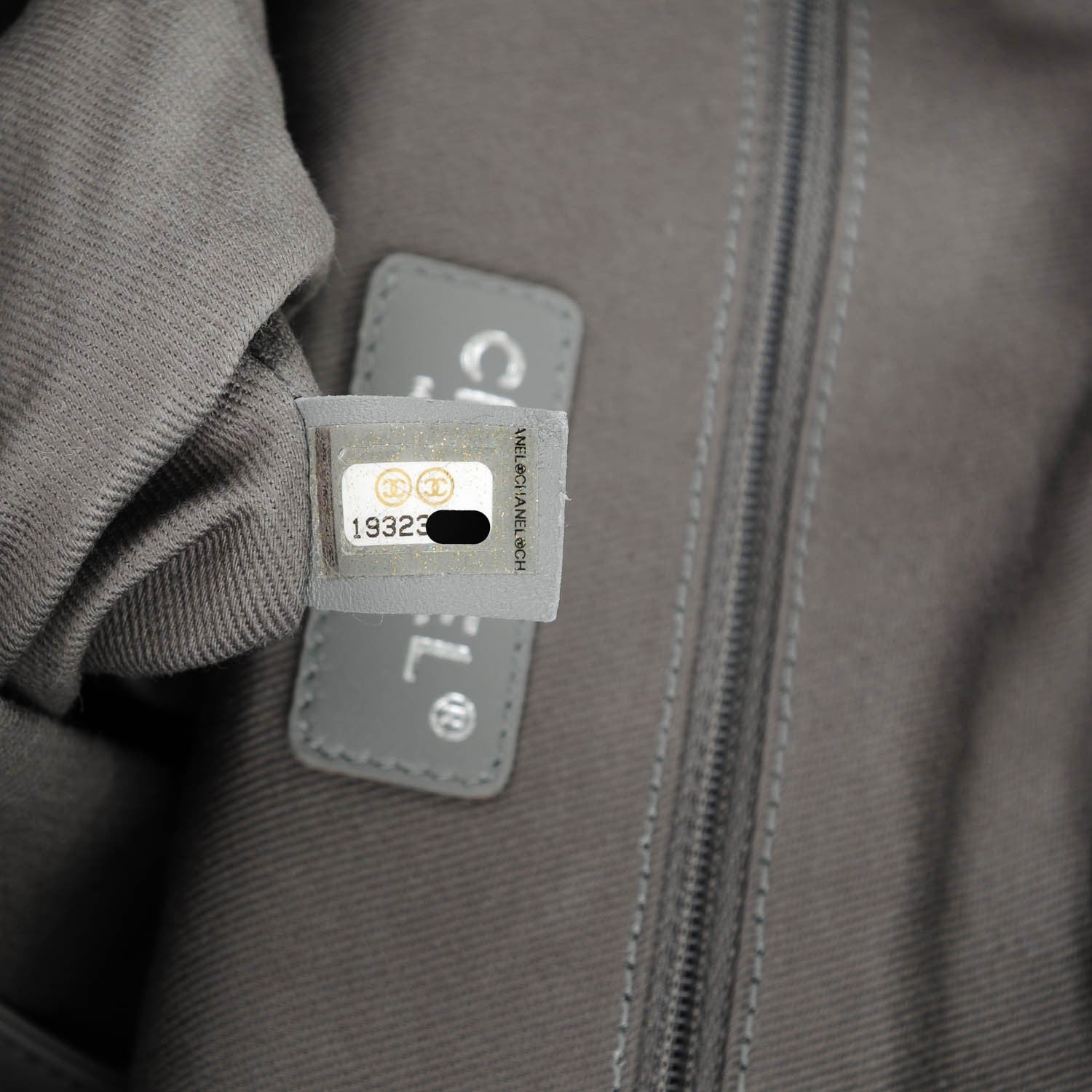 Chanel Canvas Large Graffiti Tote Grey 7 of 7