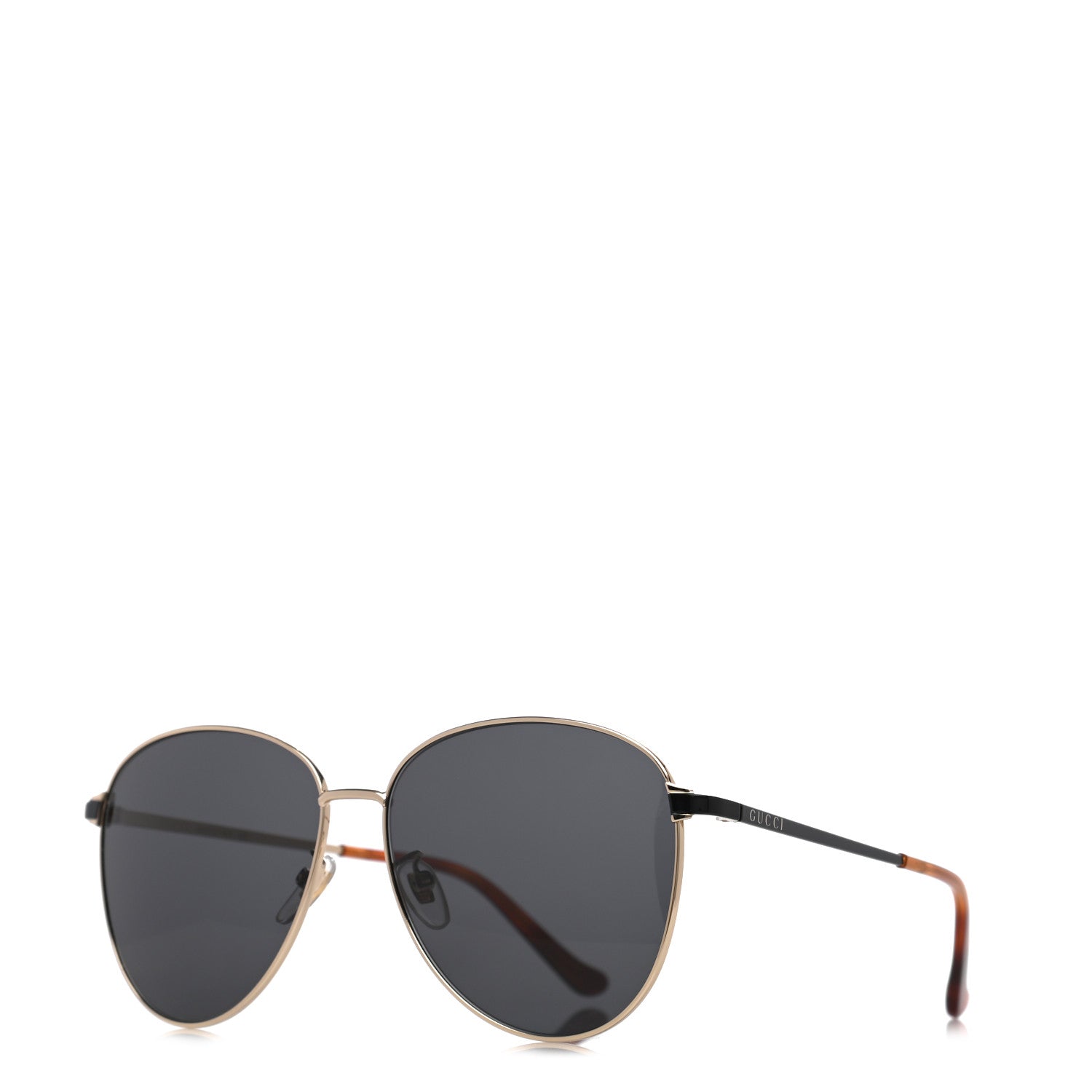 Gucci Aviator GG Sunglasses Gold 1 of 8