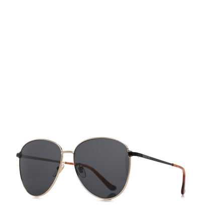 Gucci Aviator GG Sunglasses Gold 1 of 8