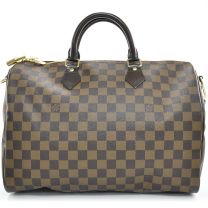 Louis Vuitton Damier Ebene Speedy Bandouliere 35 1 of 9