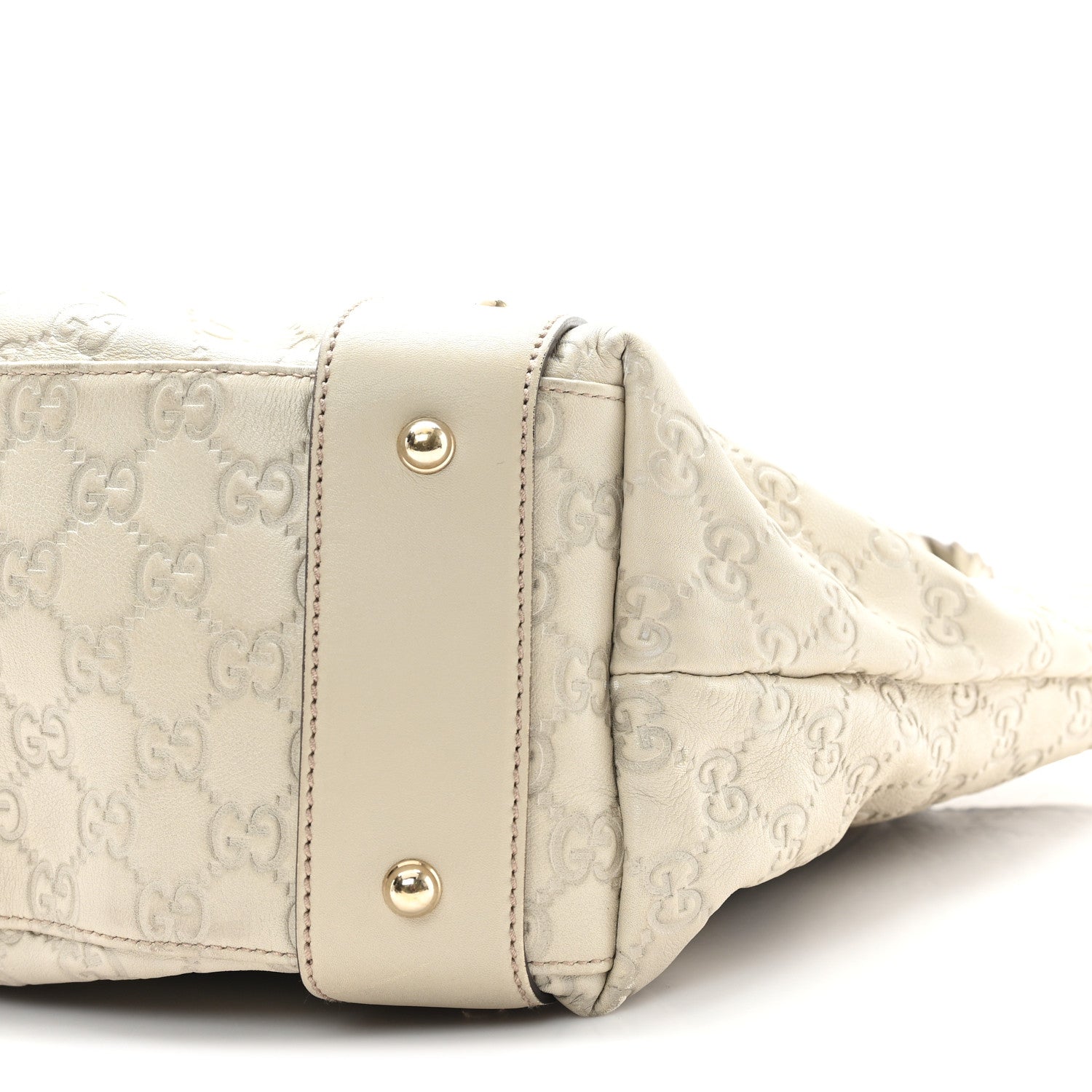 Gucci Guccissima Medium Pelham Shoulder Bag Off White 10 of 11
