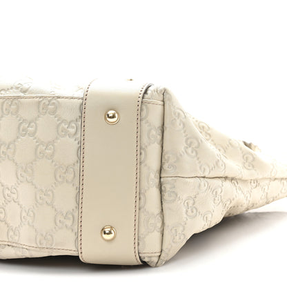 Gucci Guccissima Medium Pelham Shoulder Bag Off White 10 of 11