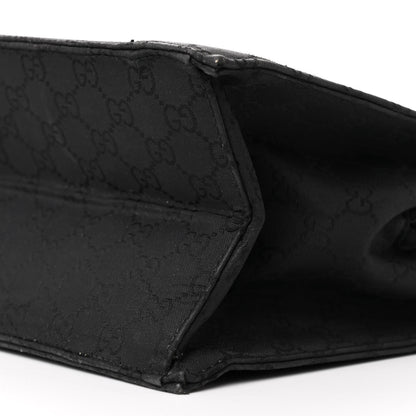 Gucci Nylon Monogram Executive Bag Black 12 of 15
