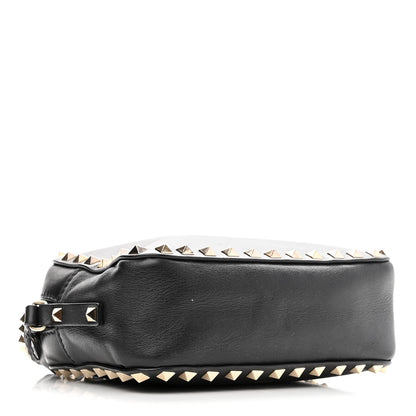 Valentino Garavani Calfskin Rockstud Camera Crossbody Bag Black 4 of 12