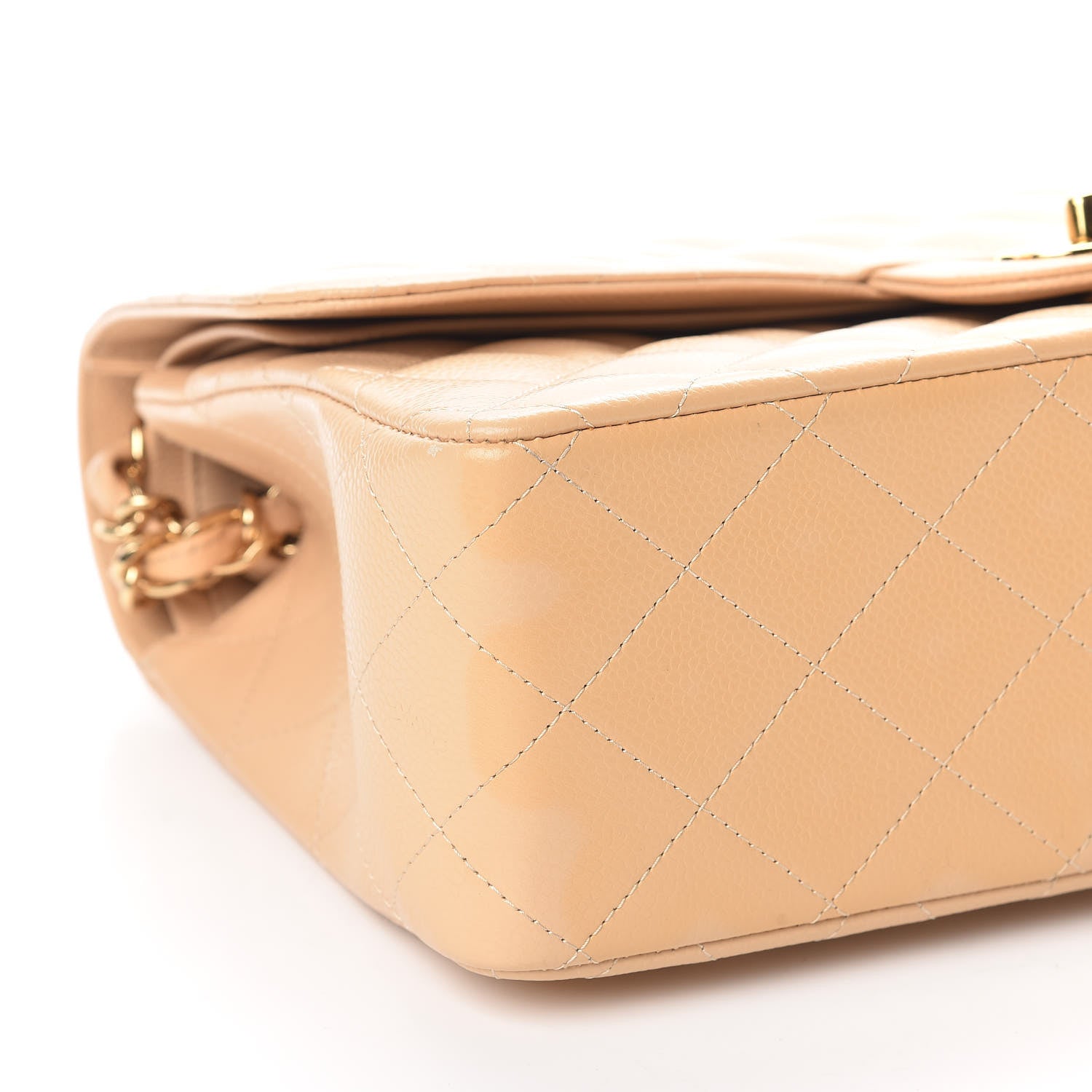Chanel Caviar Quilted Jumbo Double Flap Beige Clair 8 of 10