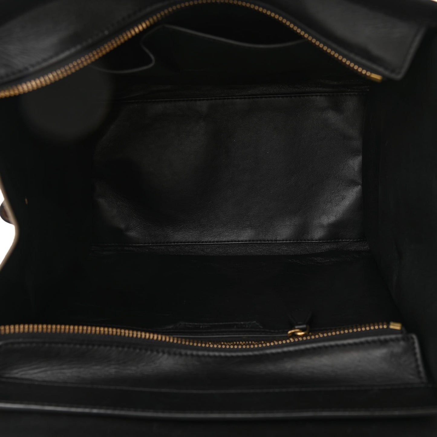 Smooth Calfskin Suede Mini Tri-Color Luggage Almond