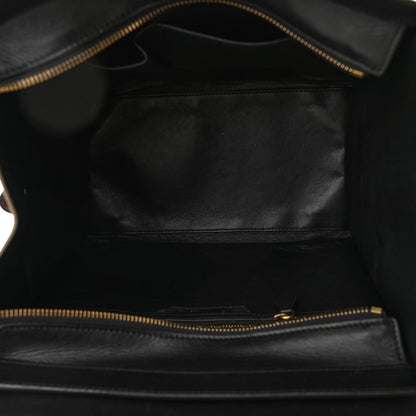 Celine Smooth Calfskin Suede Mini Tri-Color Luggage Almond 4 of 11