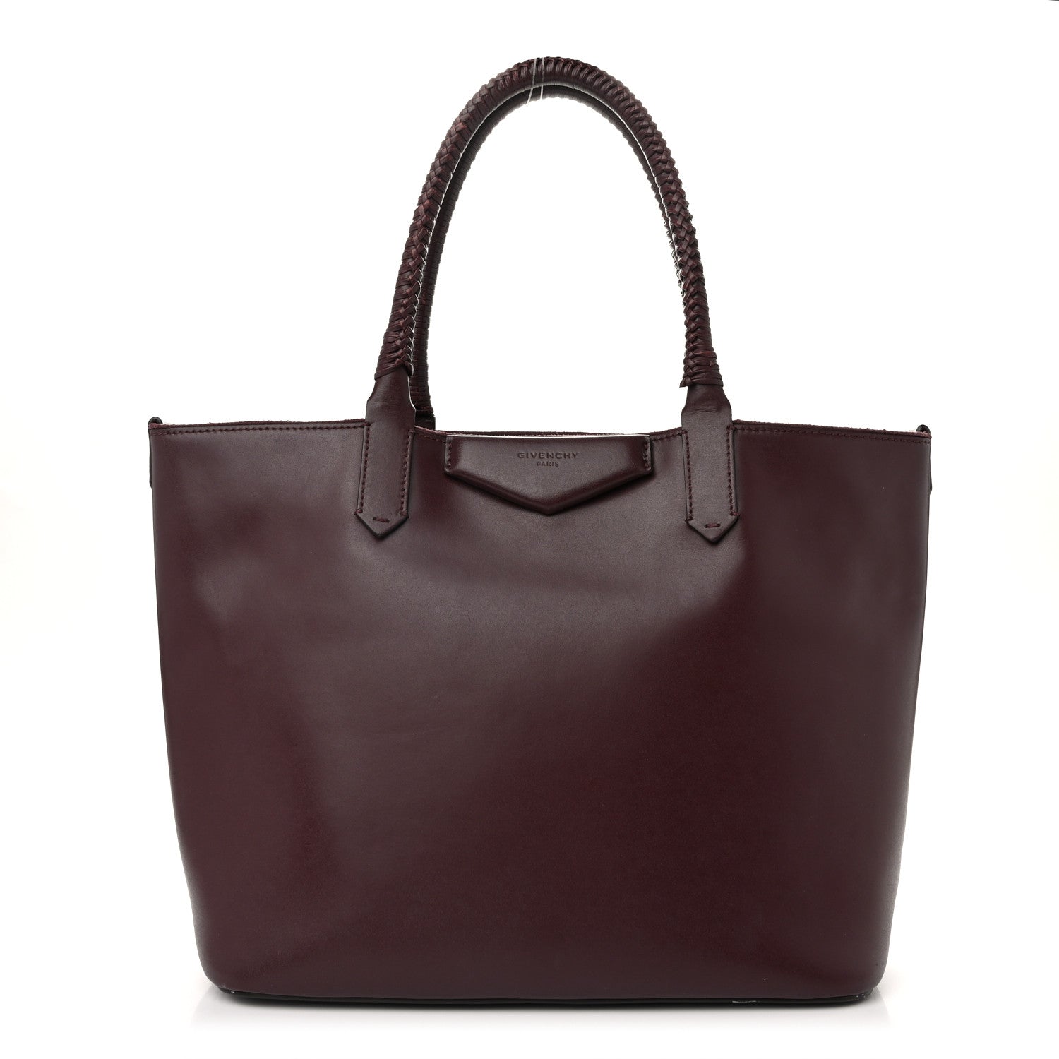 Givenchy Calfskin Medium Whipstitch Antigona Tote Oxblood 1 of 13