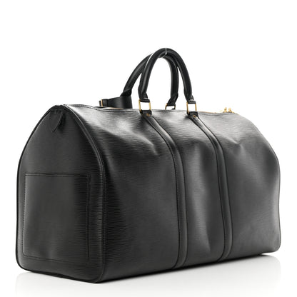 Louis Vuitton Epi Keepall 50 Black 2 of 16