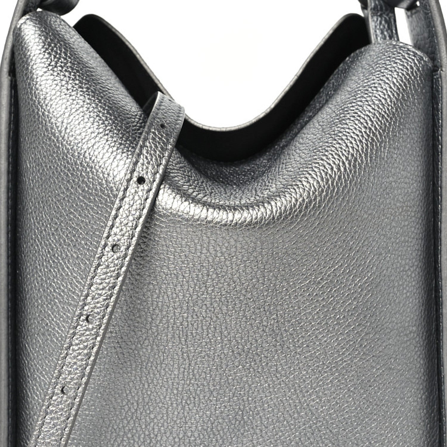 Balenciaga Metallic Calfskin XS Tool 2.0 North-South Tote Silver 8 of 11