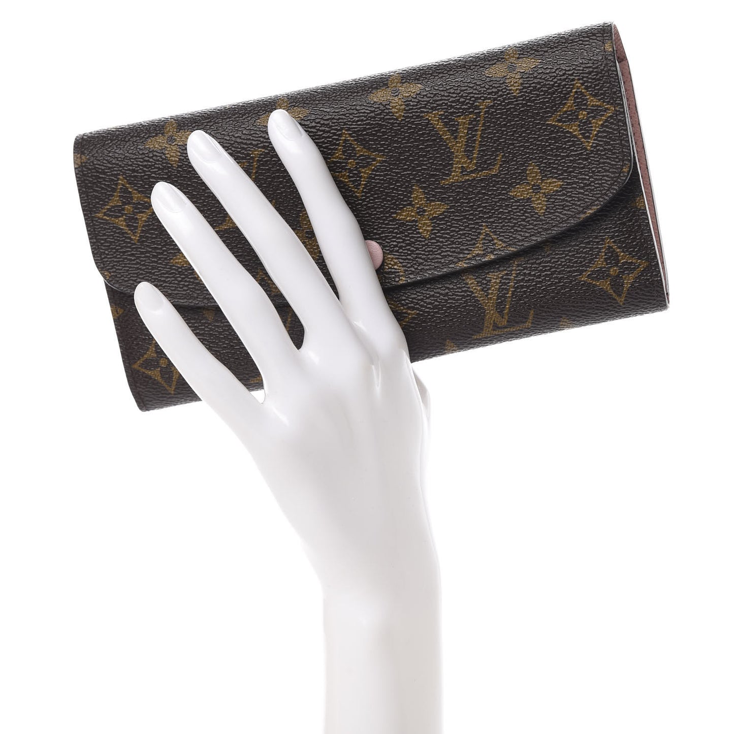 Monogram Emilie Wallet Rose Ballerine