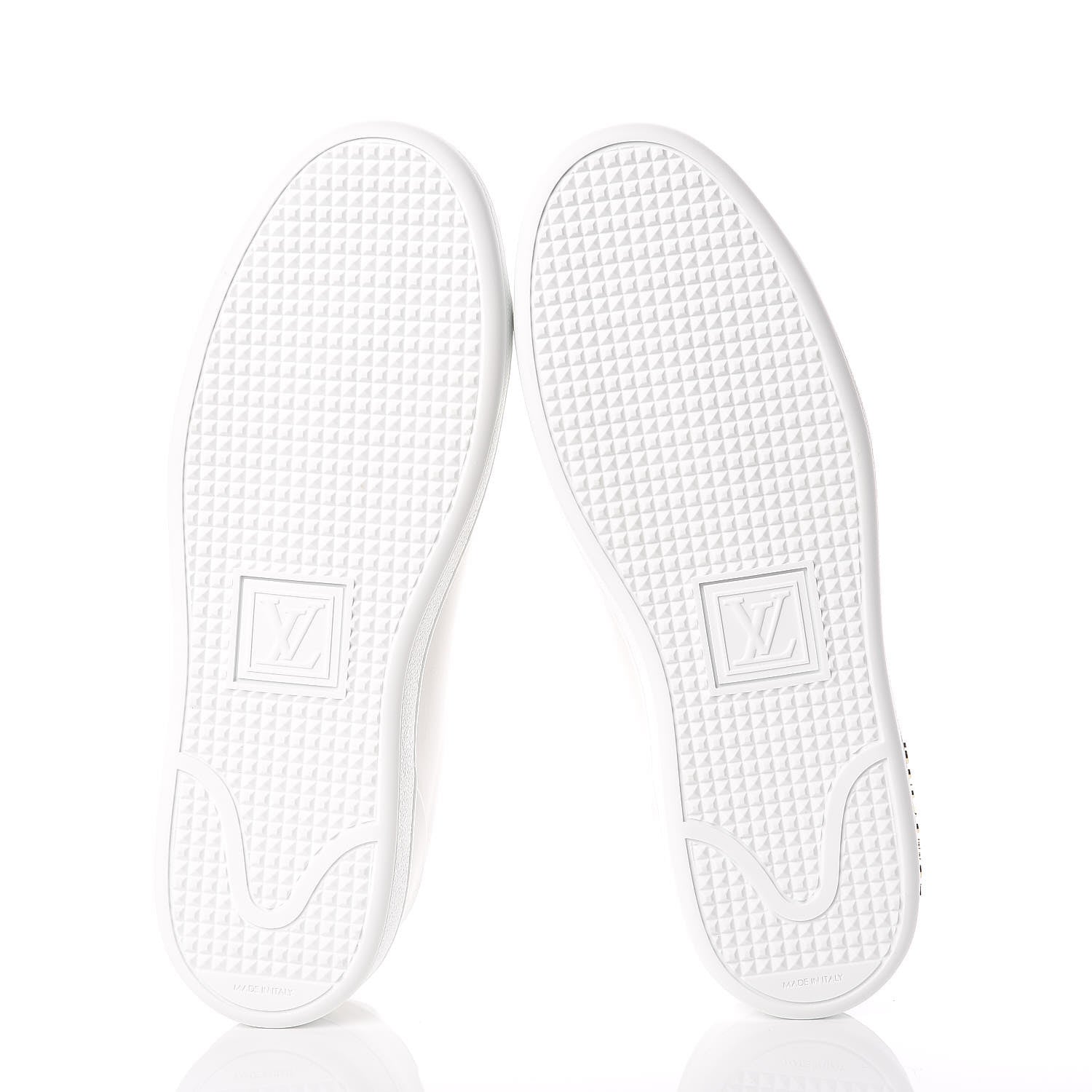 Louis Vuitton Calfskin Frontrow Sneakers 39 White 5 of 8