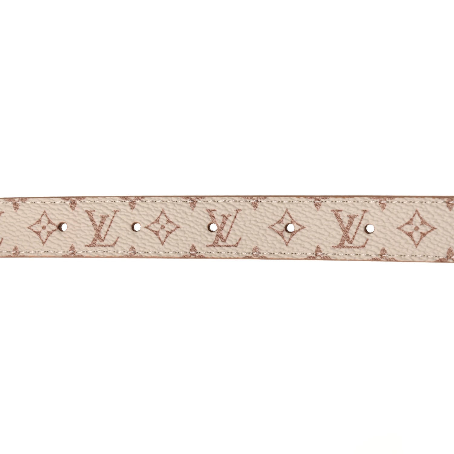 Louis Vuitton Calfskin Monogram Dune 20mm LV Iconic Reversible Belt 90 36 Sandy 7 of 7