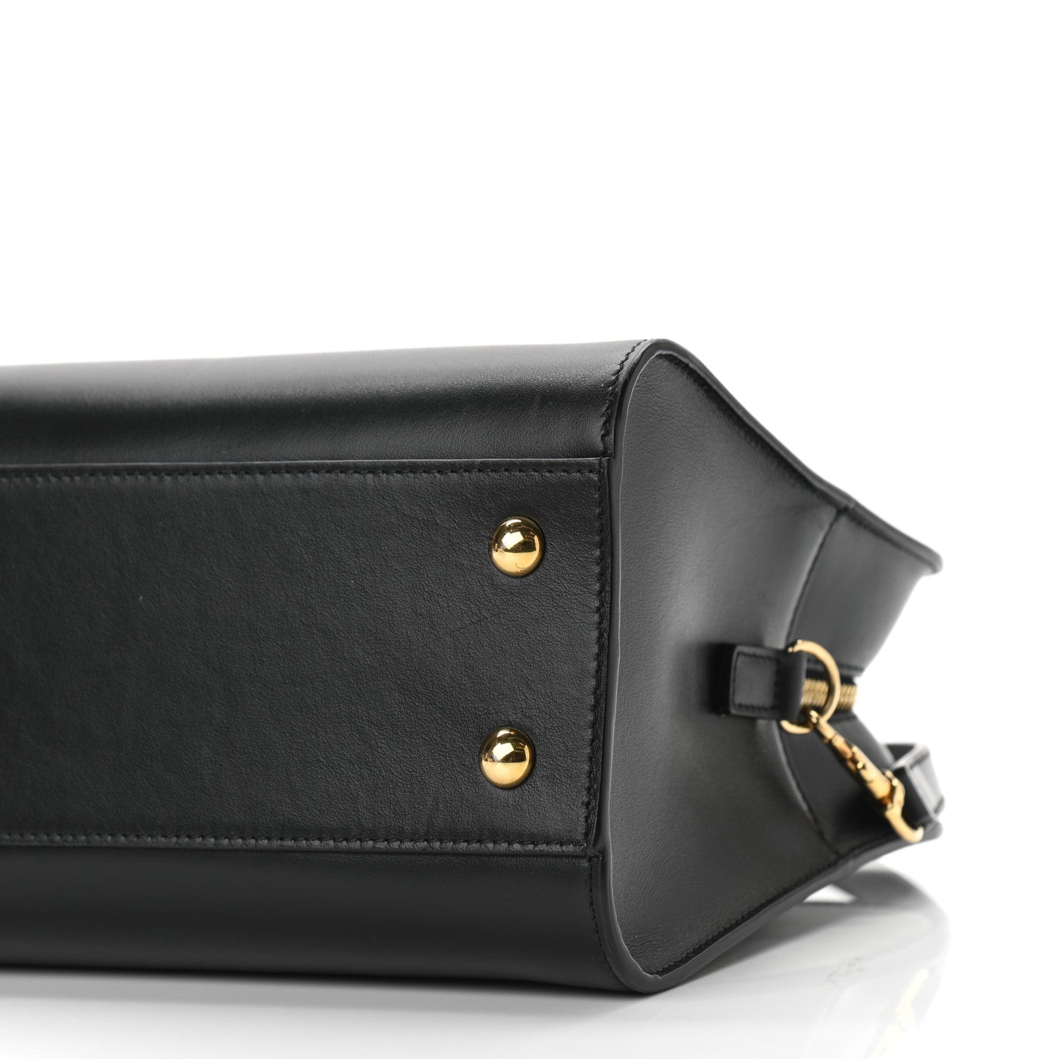 Saint Laurent Calfskin Monogram Baby Cabas Black 9 of 9