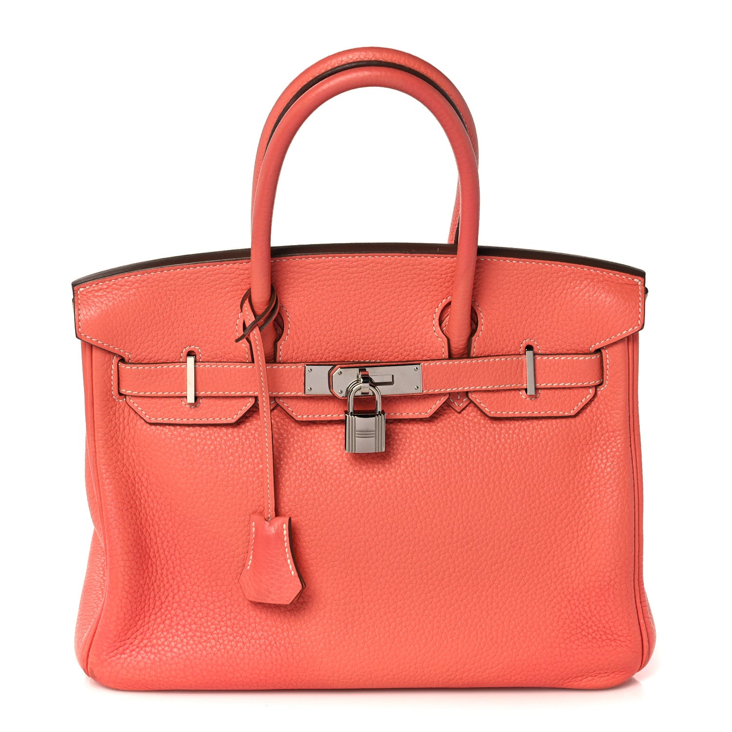 Hermes Taurillon Clemence Birkin 30 Crevette 1 of 39