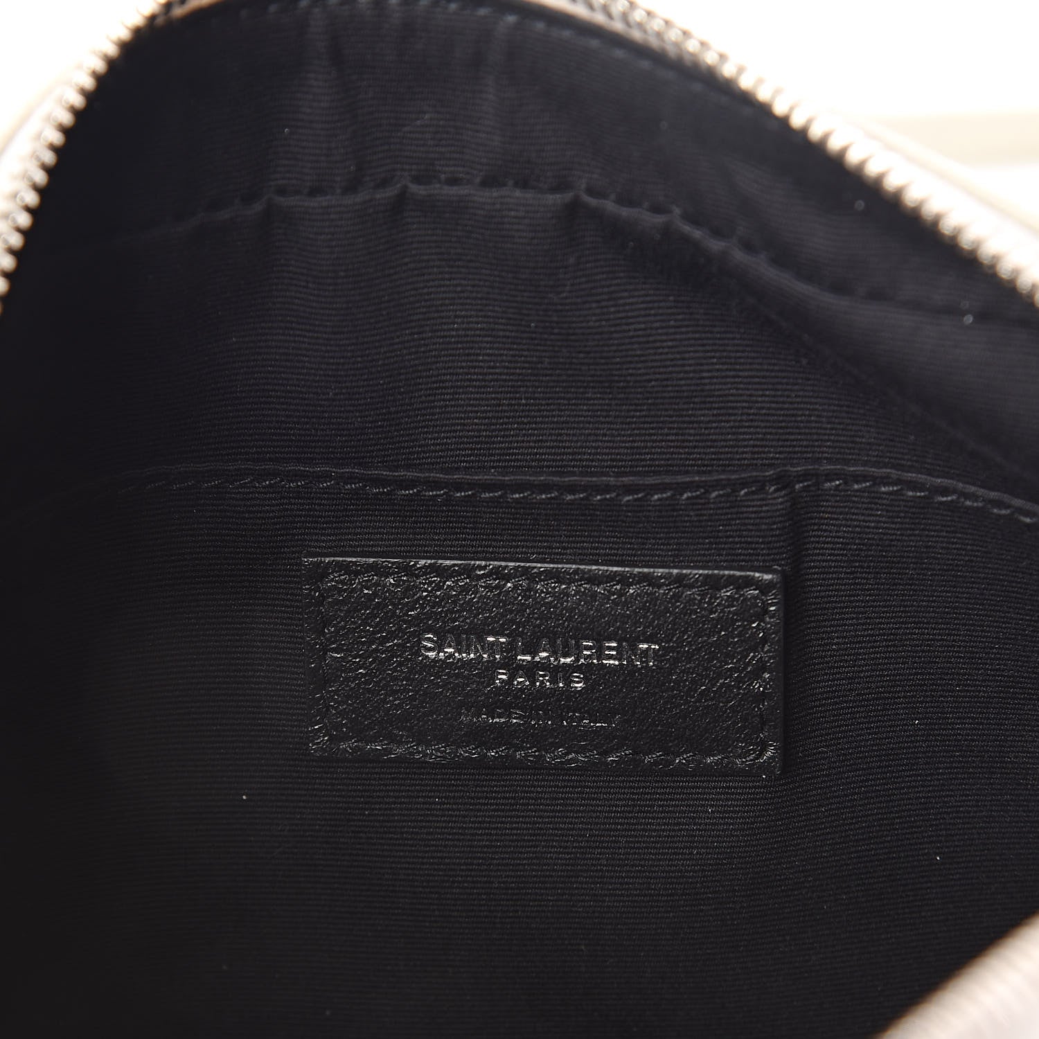 Saint Laurent Lambskin Monogram Small Lou Camera Bag White 6 of 8