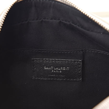 Saint Laurent Lambskin Monogram Small Lou Camera Bag White 6 of 8