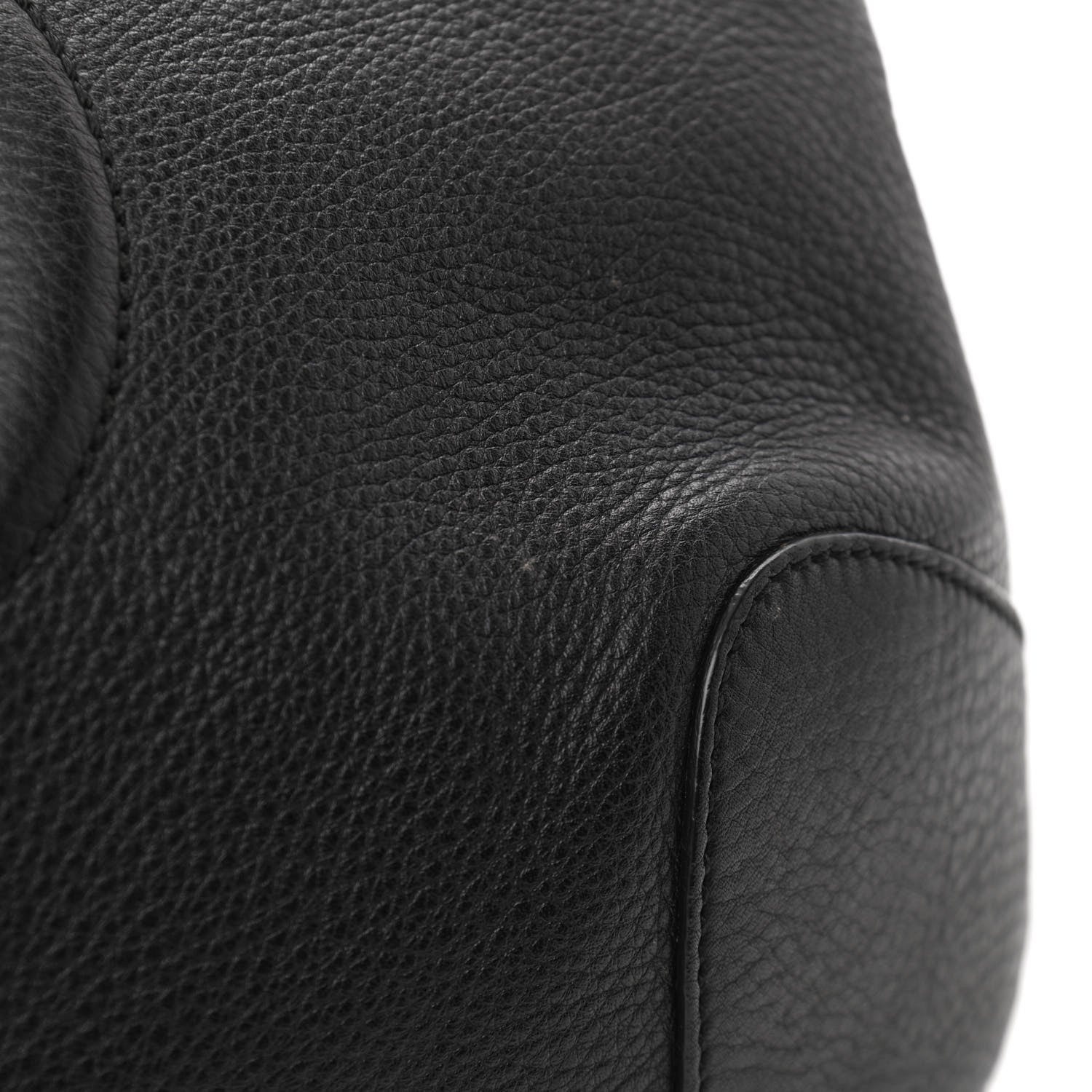 Gucci Pebbled Calfskin Medium Soho Chain Hobo Black 10 of 12