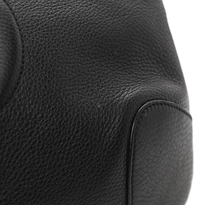 Gucci Pebbled Calfskin Medium Soho Chain Hobo Black 10 of 12