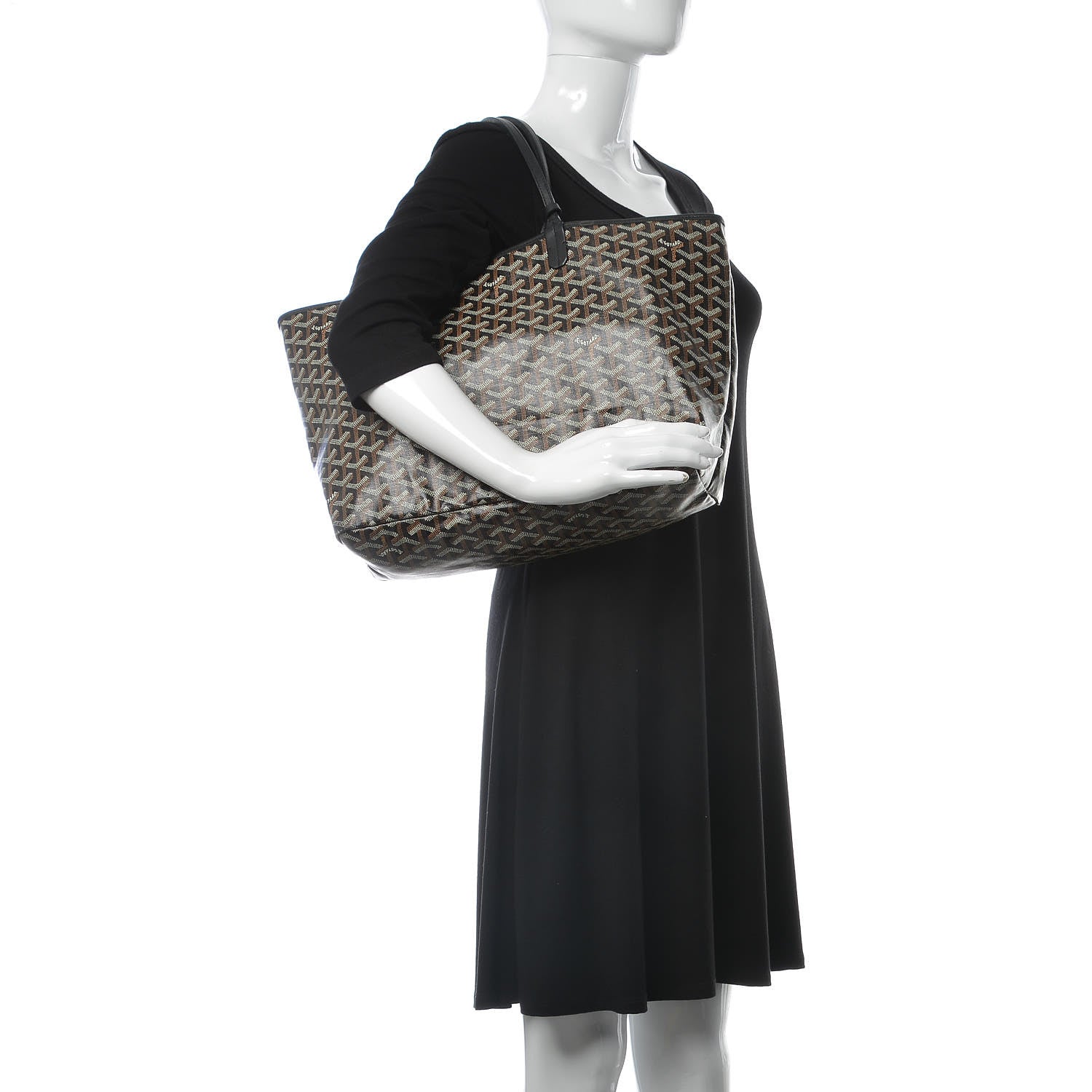 Goyard Goyardine Saint Louis PM Black 2 of 8