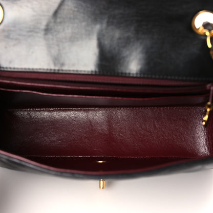 Chanel Lambskin Quilted Medium Single Flap Black 5 of 9