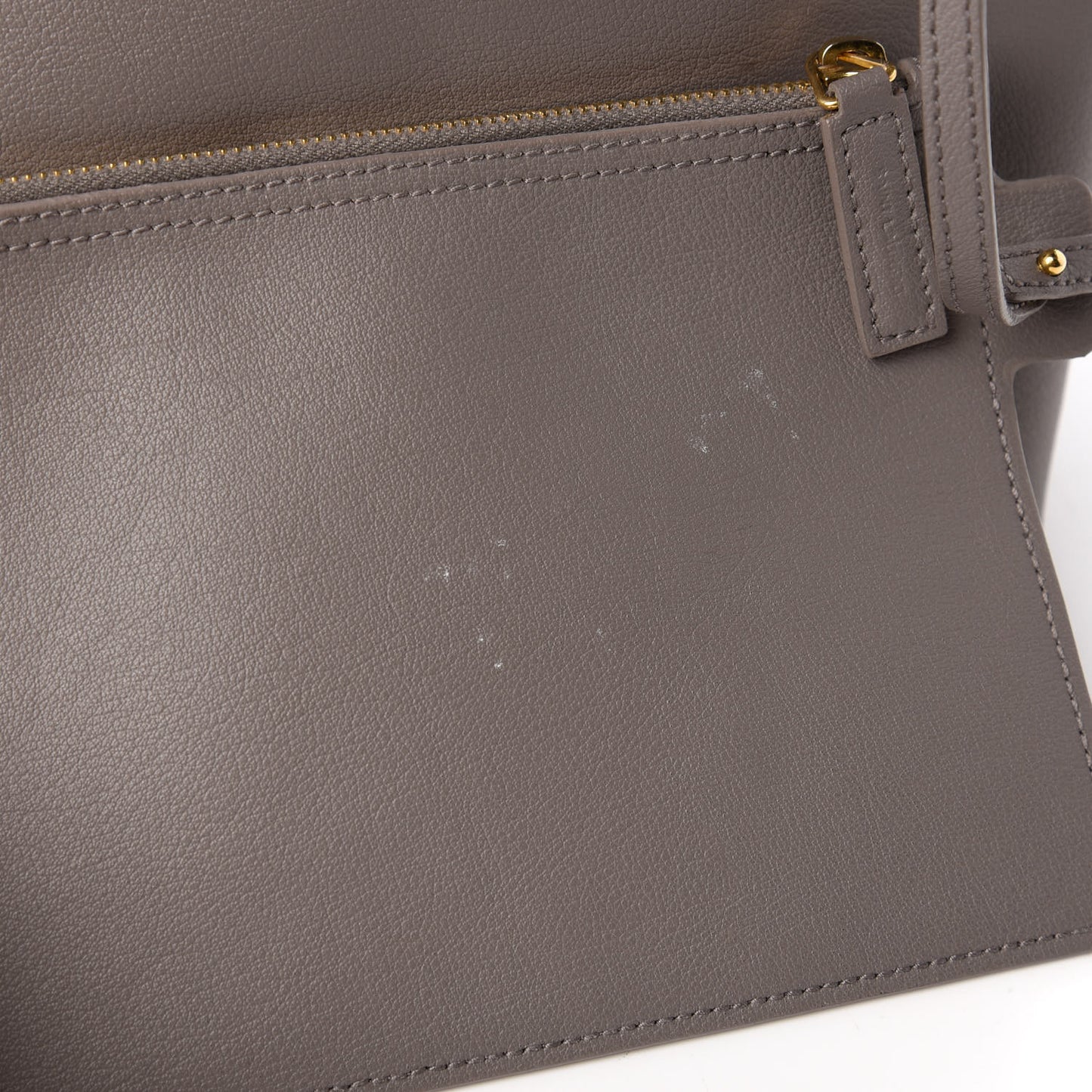 Calfskin Large Shopping Tote Earth