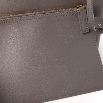 Saint Laurent Calfskin Large Shopping Tote Earth 11 of 12