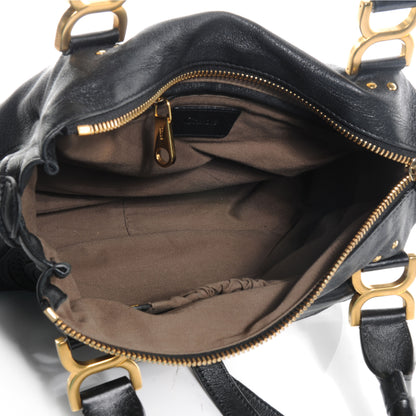 Chloe Calfskin Medium Marcie Animation Satchel Black 5 of 8