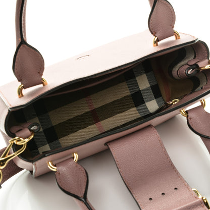 Burberry Soft Grain Calfskin Small Buckle Tote Dusty Pink 6 of 8