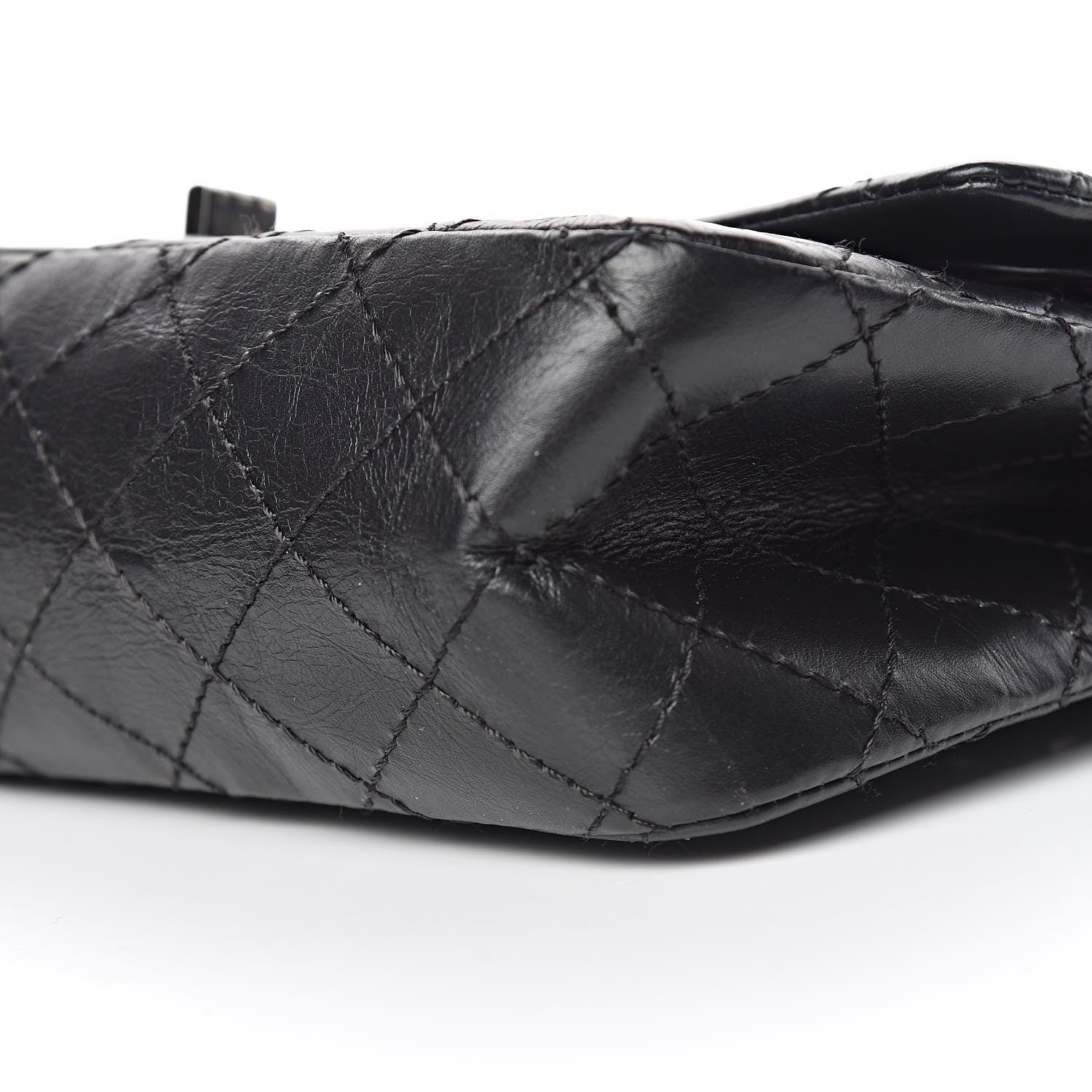 Chanel Aged Calfskin Quilted 2.55 Reissue 225 Flap Black 10 of 10