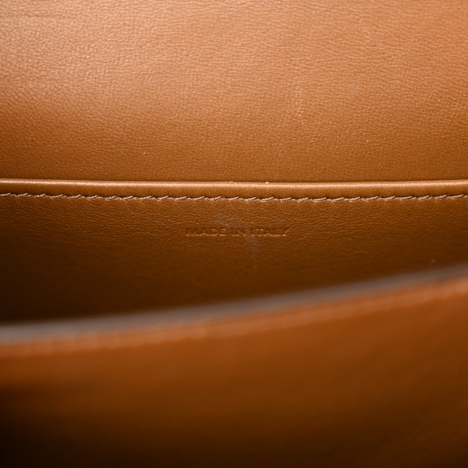 Celine Box Calfskin Teen Classic Box Flap Bag Camel 6 of 13