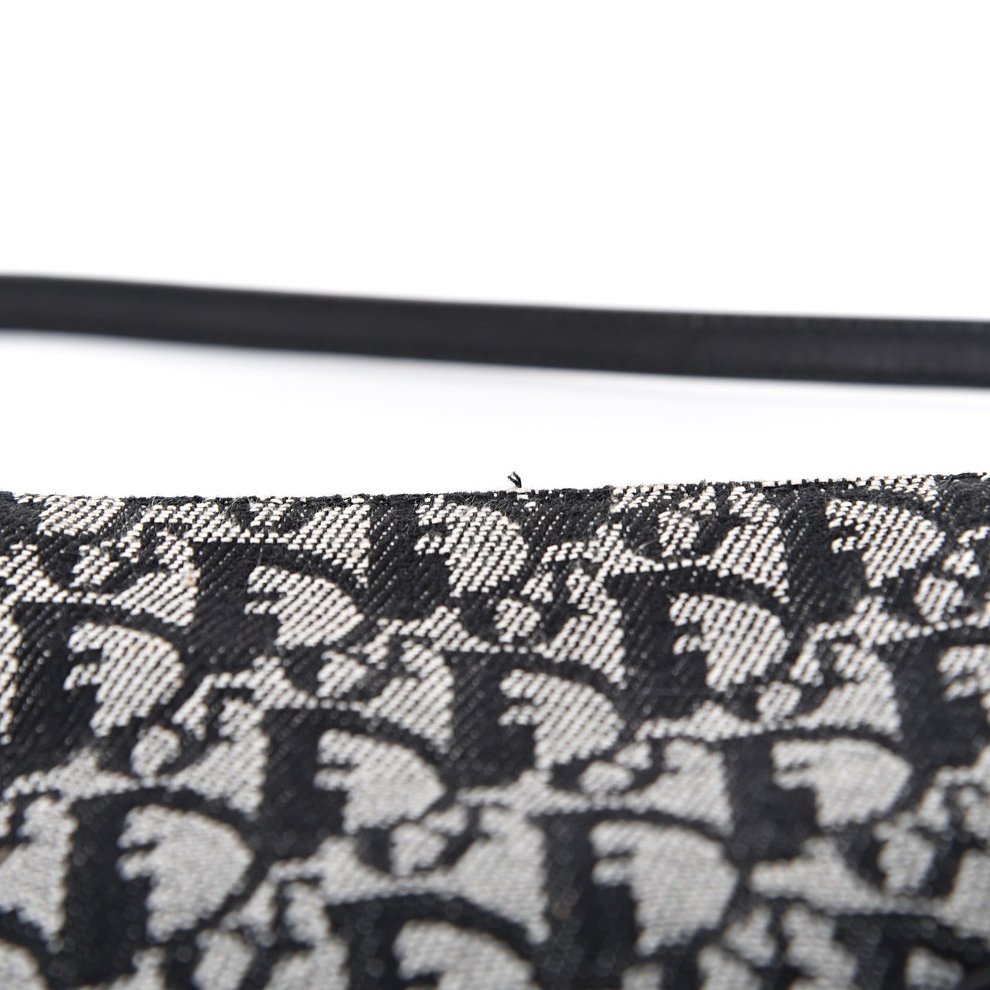 Monogram Mini Saddle Pochette Black