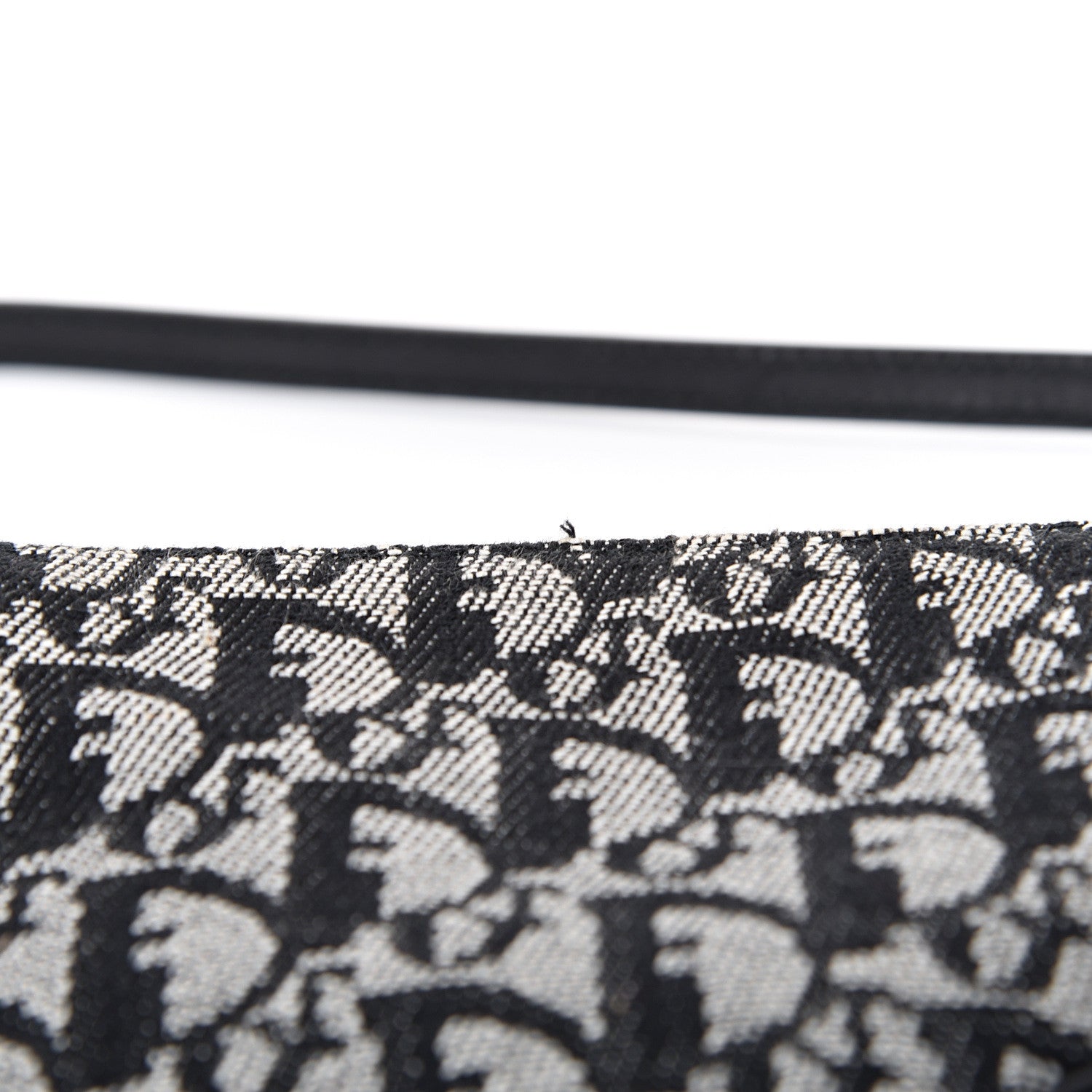 Christian Dior Monogram Mini Saddle Pochette Black 10 of 10