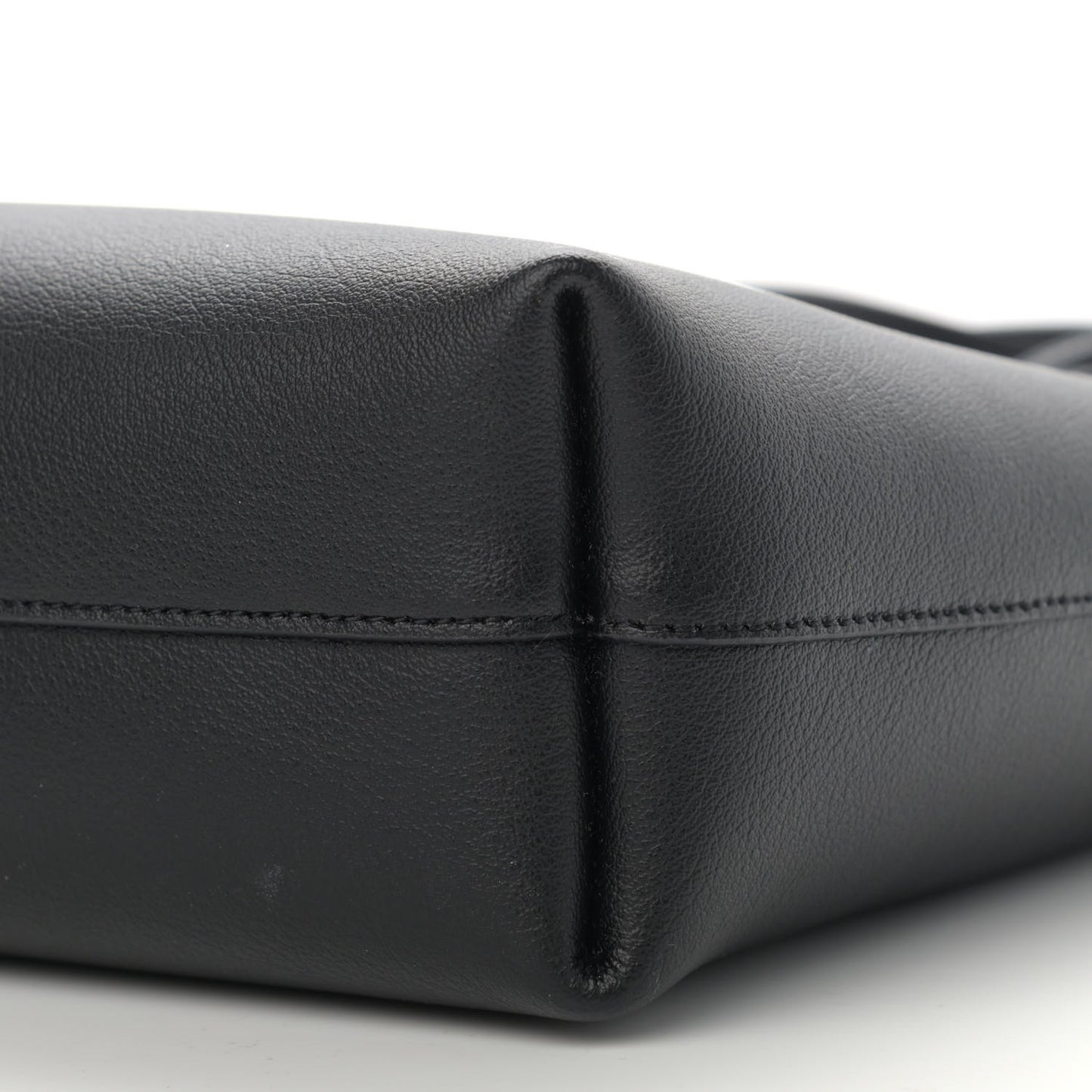 Calfskin Toy Shopping Tote Black