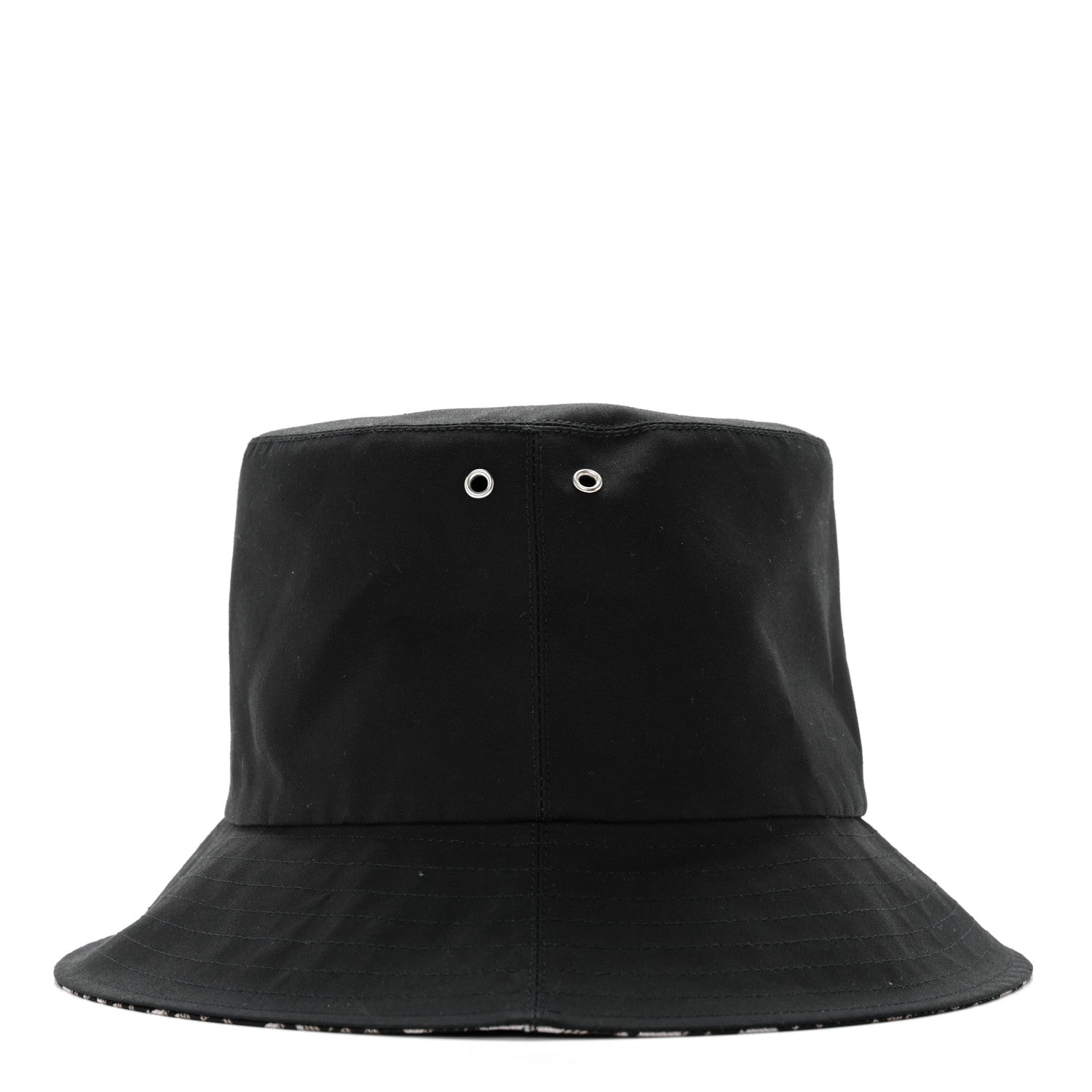 Christian Dior Oblique Reversible Teddy-D Brim Bucket Hat 57 Black 8 of 16