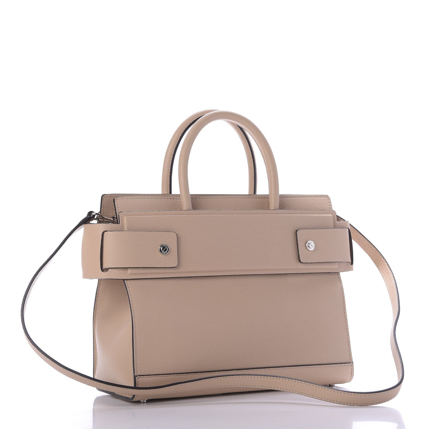 Givenchy Grained Calfskin Small Horizon Satchel Powder 4 of 11