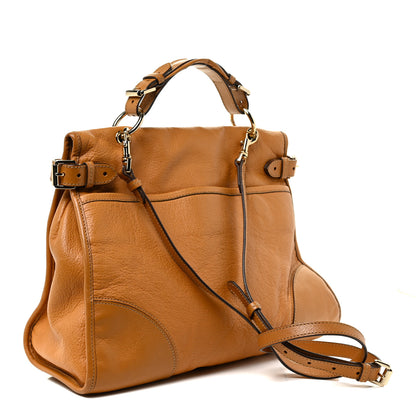 Mulberry Calfskin Taylor Satchel Camel 3 of 17