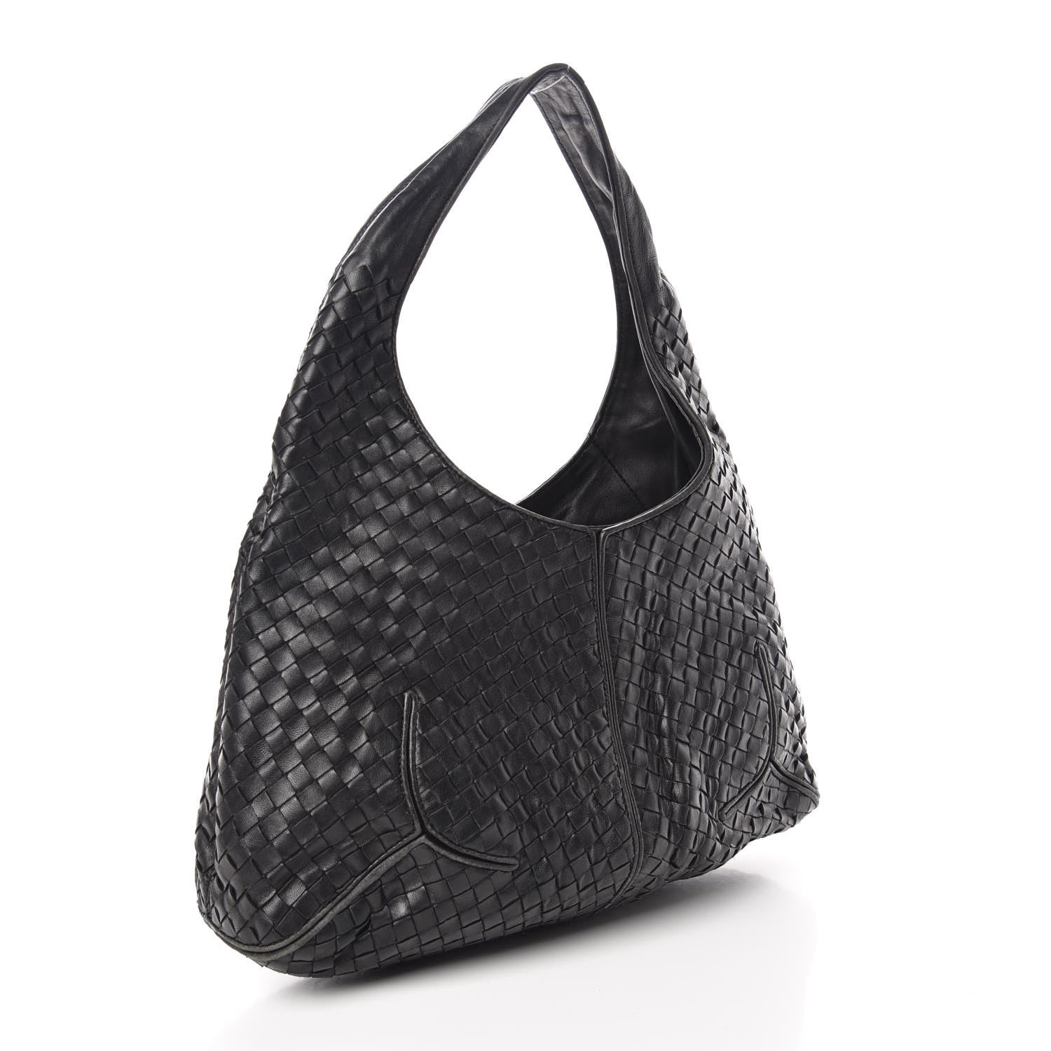 Bottega Veneta Nappa Intrecciato Ball Hobo Black 3 of 13