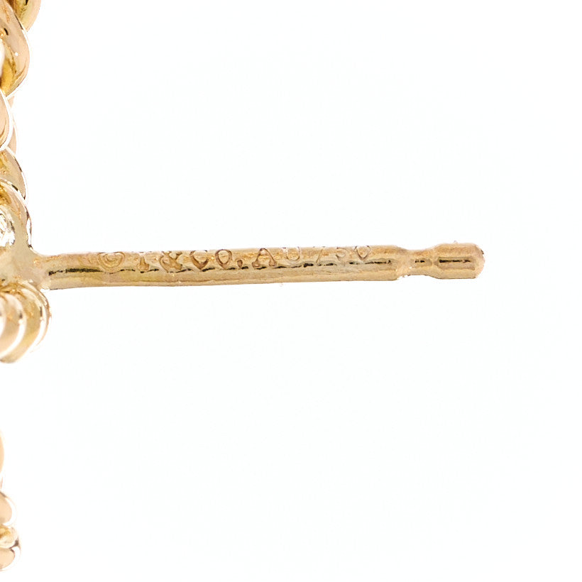 Tiffany 18K Rose Gold Twist Bow Earrings 3 of 6