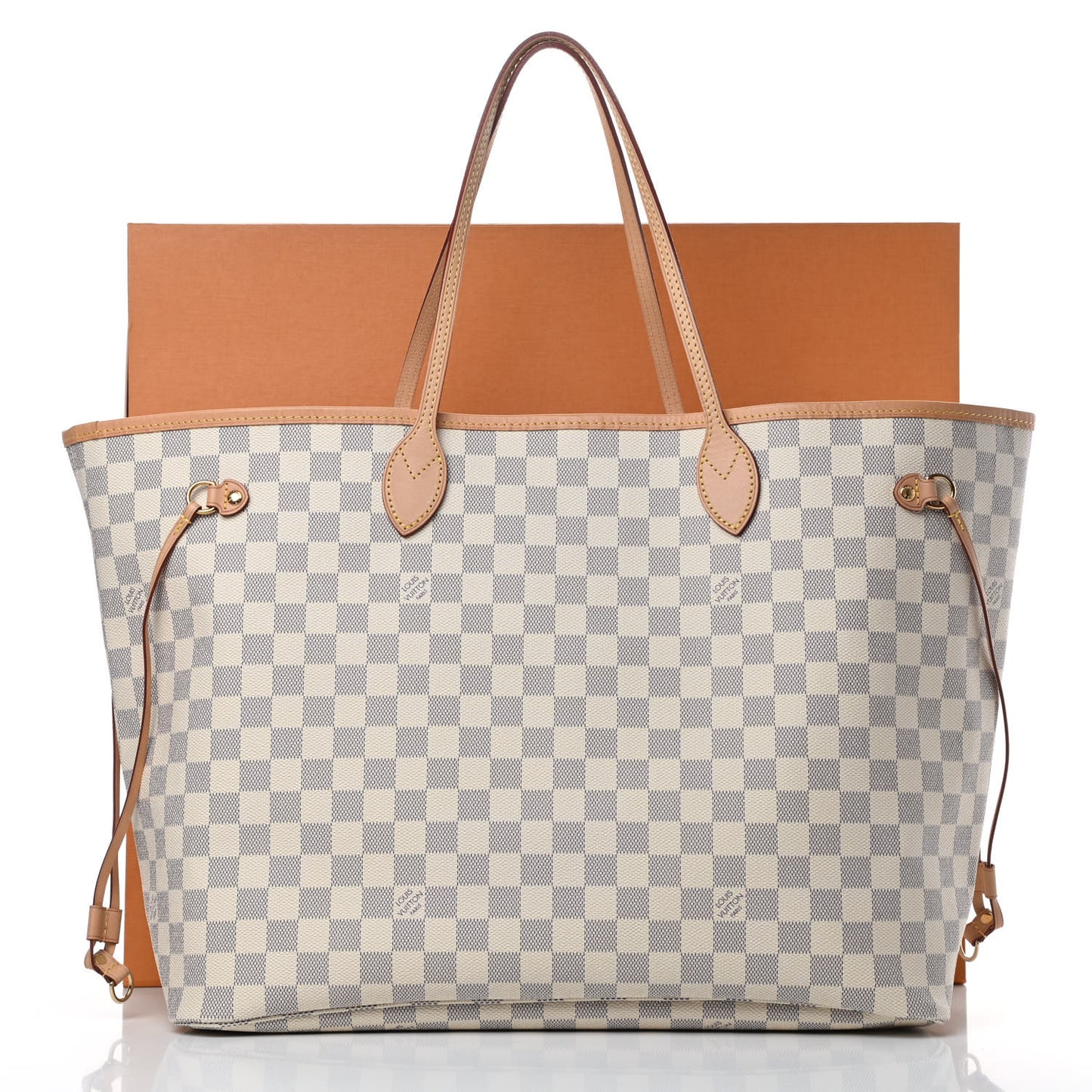 Damier Azur Neo Neverfull GM Rose Ballerine