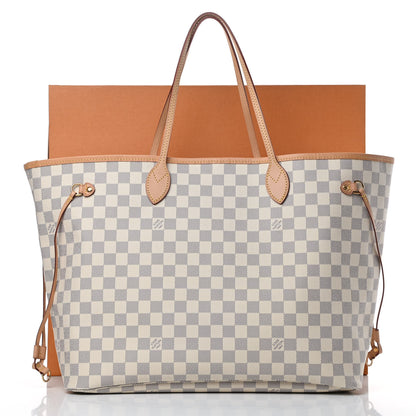 Louis Vuitton Damier Azur Neo Neverfull GM Rose Ballerine 12 of 12