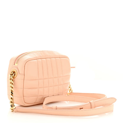 Burberry Lambskin Quilted Mini Lola Camera Bag Peach 4 of 13